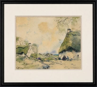 Ernest GUERIN (1887-1952), aquarelle signée...