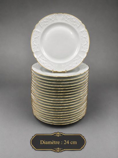 LIMOGES – L. Cie – Modèle « Pompeia Bordeaux...