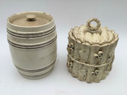 Regroupement de 2 pichets Jersey, 2 pots...