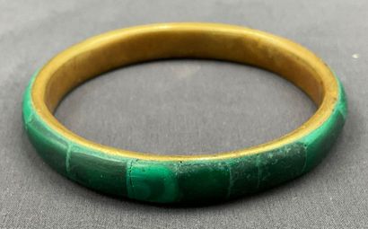 Bracelet rigide en malachite.
Diamètre :...