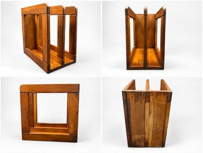 Porte-revues en bois de style scandinave....