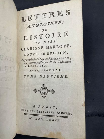 Lettres Angloises ou Histoire de Miss Clarisse...