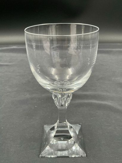 Lot de 26 verres en cristal, verrerie Peill...
