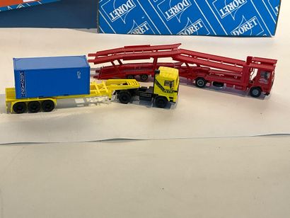 Lot de 10 camions semi-remorques VOLVO