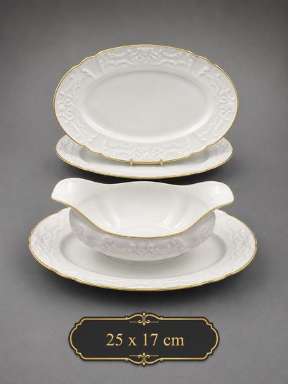 LIMOGES – L. Cie – Modèle « Pompeia Bordeaux...