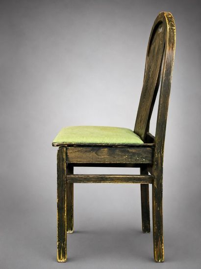 BAUMANN, suite de 6 chaises modèle ARGOS,...