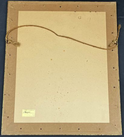 Reproduction d’une œuvre de Franco Gentilini...