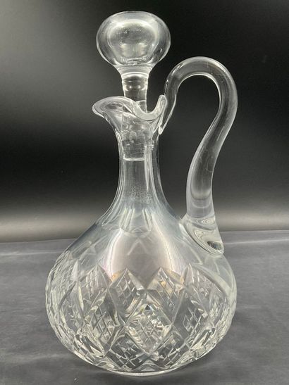 Saint Louis, carafe à décanter en cristal...