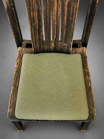 BAUMANN, suite de 6 chaises modèle ARGOS,...