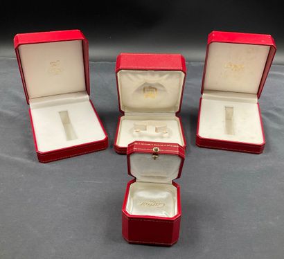 CARTIER, 4 présentoirs pour 2 pour montres,...
