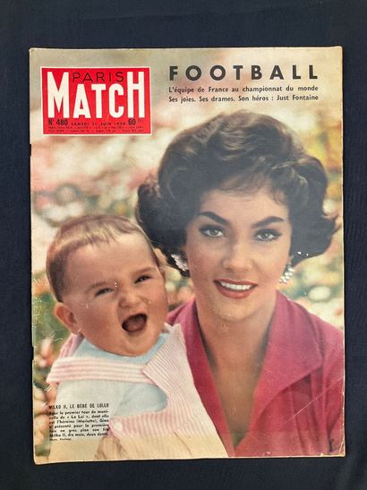 3 revues Paris- Match sur le football de...