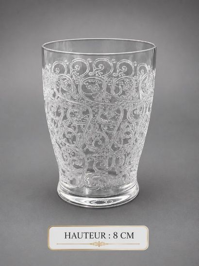 Baccarat, modèle Gouvieux, 20 verres en cristal...