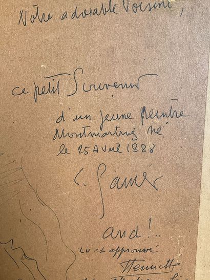 Léo Gassier: gouache sur panneau 