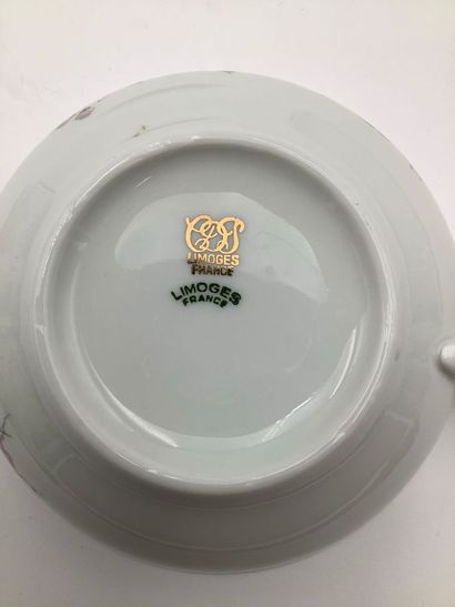 Service à thé en porcelaine 12 pièces marque...
