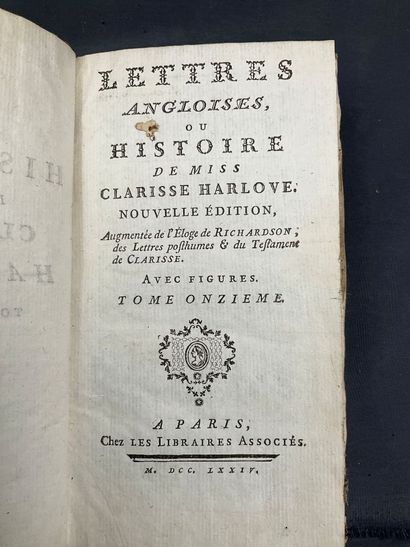 Lettres Angloises ou Histoire de Miss Clarisse...