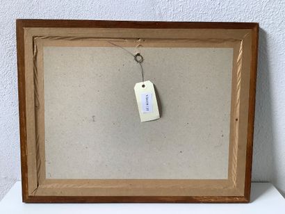 Deux gravures équestres encadrées. Dimension...