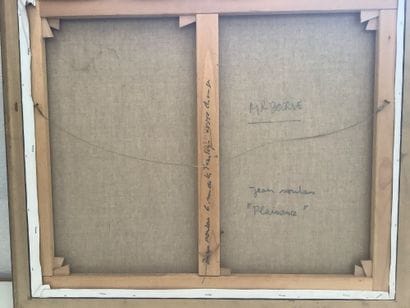 Jean SOULAS, marine, huile sur toile «Plaisance...