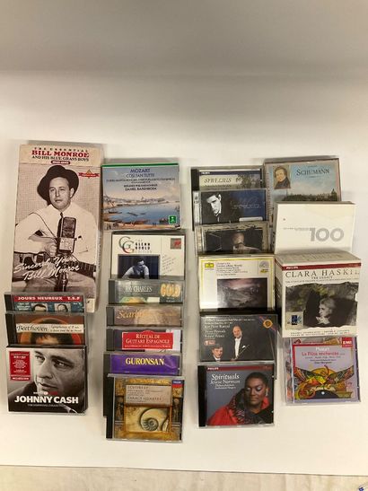 Environ 35 CD de musique diverses : majoritairement...