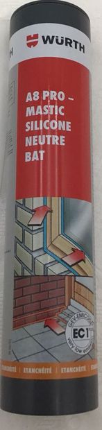 Lot de 39 cartouches mastic silicone wurth...