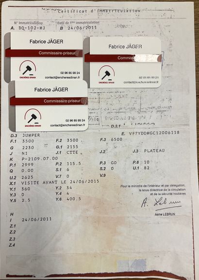 Frais de vente réduit à 10 % TTC - CITROEN...