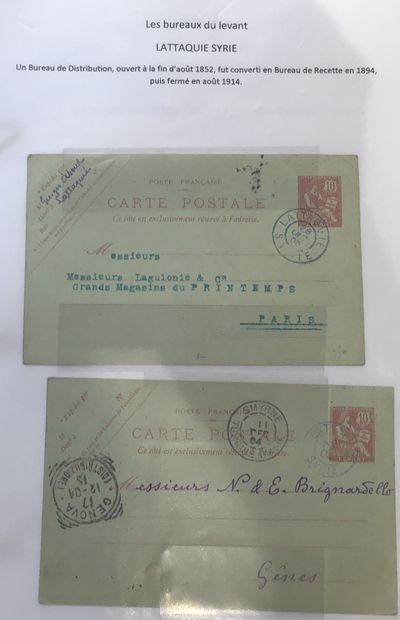 Collection spécialisée de type mouchon dans...