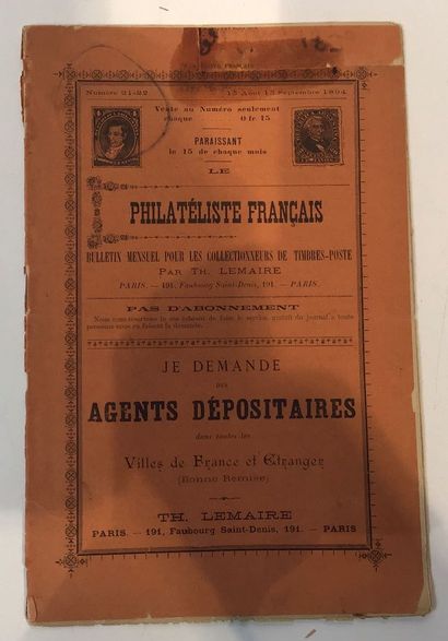 2 revues Françaises 1894 :“ L’Avenir des...