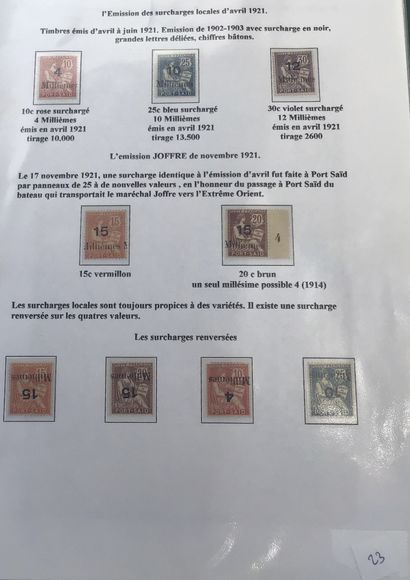 Collection spécialisée type mouchons Port...