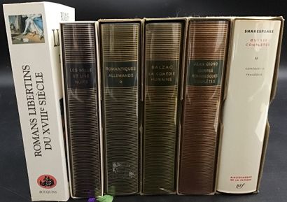 5 volumes from the Pléiade library, including:
-...