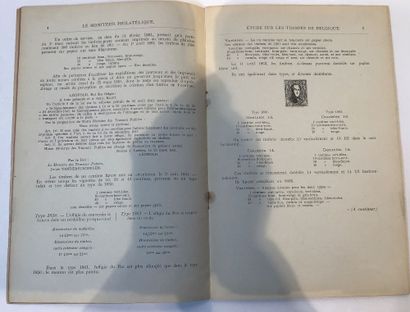 2 Revues Belges “ Le Moniteur Philatélique...