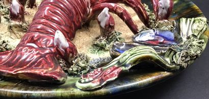 Assiette décorative homard Pallisy par Alvaro...