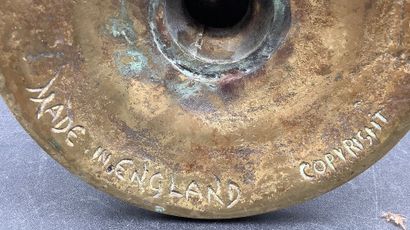 English brass armillary sphere engraved with...