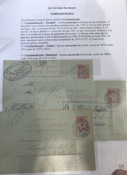 Collection spécialisée de type mouchon dans...