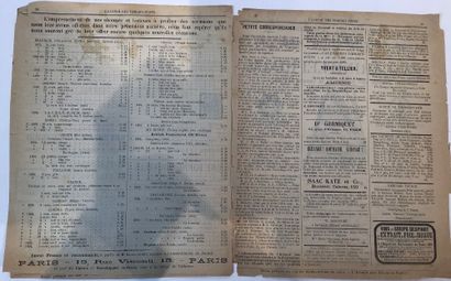 2 revues Françaises 1894 :“ L’Avenir des...