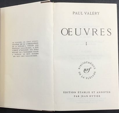 5 volumes from the Pléiade library, including:
-...