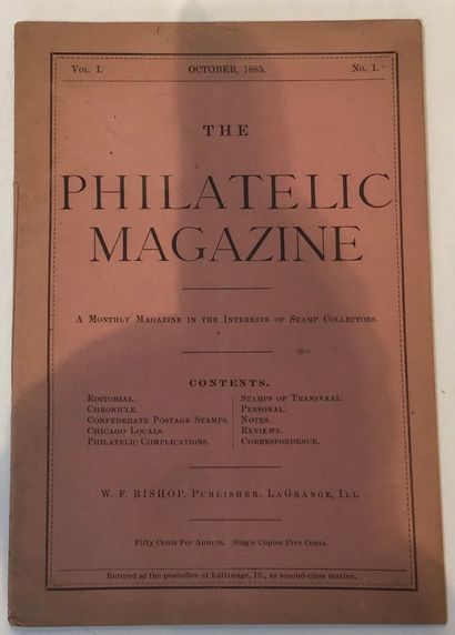 9 Revues U.S.A. “ The Philatelic Magazine...