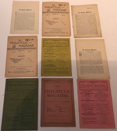 9 Revues U.S.A. “ The Philatelic Magazine...