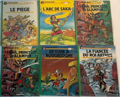 CHEVALIER ARDENT, éditions Casterman, 6bd.
Titres:...