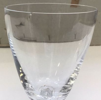 72 verres en cristal, cristallerie de FAINS...