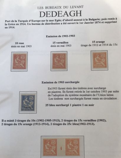 Collection spécialisée de type mouchon dans...