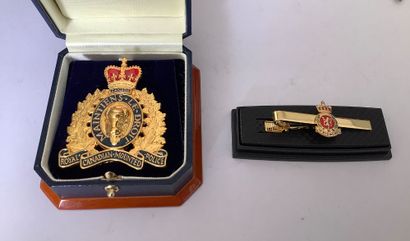 Blason gendarmerie du GRC Canada en métal...