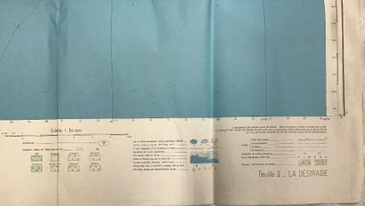 3 cartes sur la Guadeloupe comprenant : 
-...