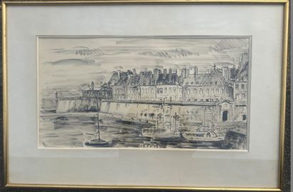Roger WORMS (1907-1980)
Dessin à l’encre,...