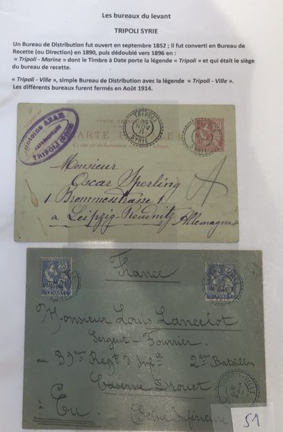 Collection spécialisée de type mouchon dans...
