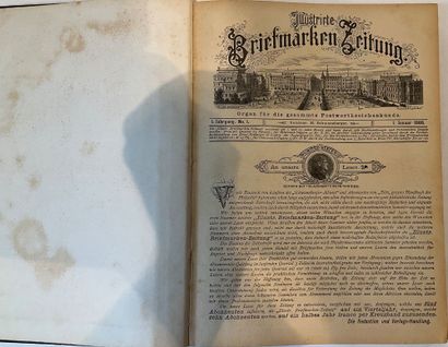 Revues Allemande Briefmarken Zeitung 1888...