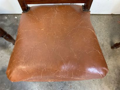 6 late 19th-century Neo-Gothic chairs, known...