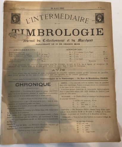 2 Revues Françaises :“ L’intermédiaire de...