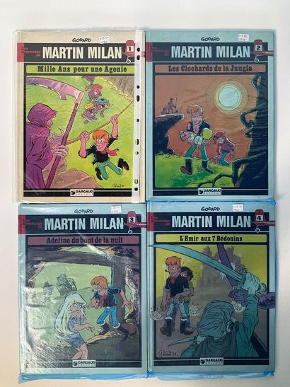MARTIN MILAN, éditions Le lombard et Dargaud,...