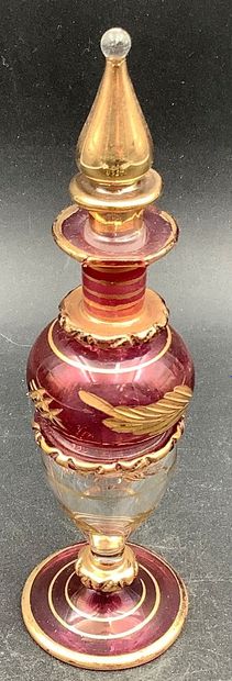 11 small perfume bottles made of Italian...