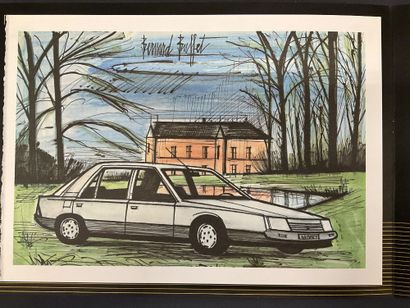 2 lithographs inspired by the Renault 25.
One...