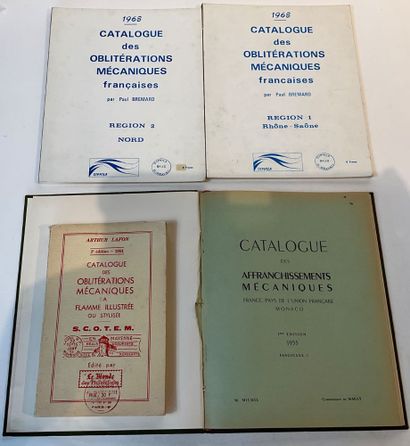 4 catalogues sur les oblitérations mécanique...